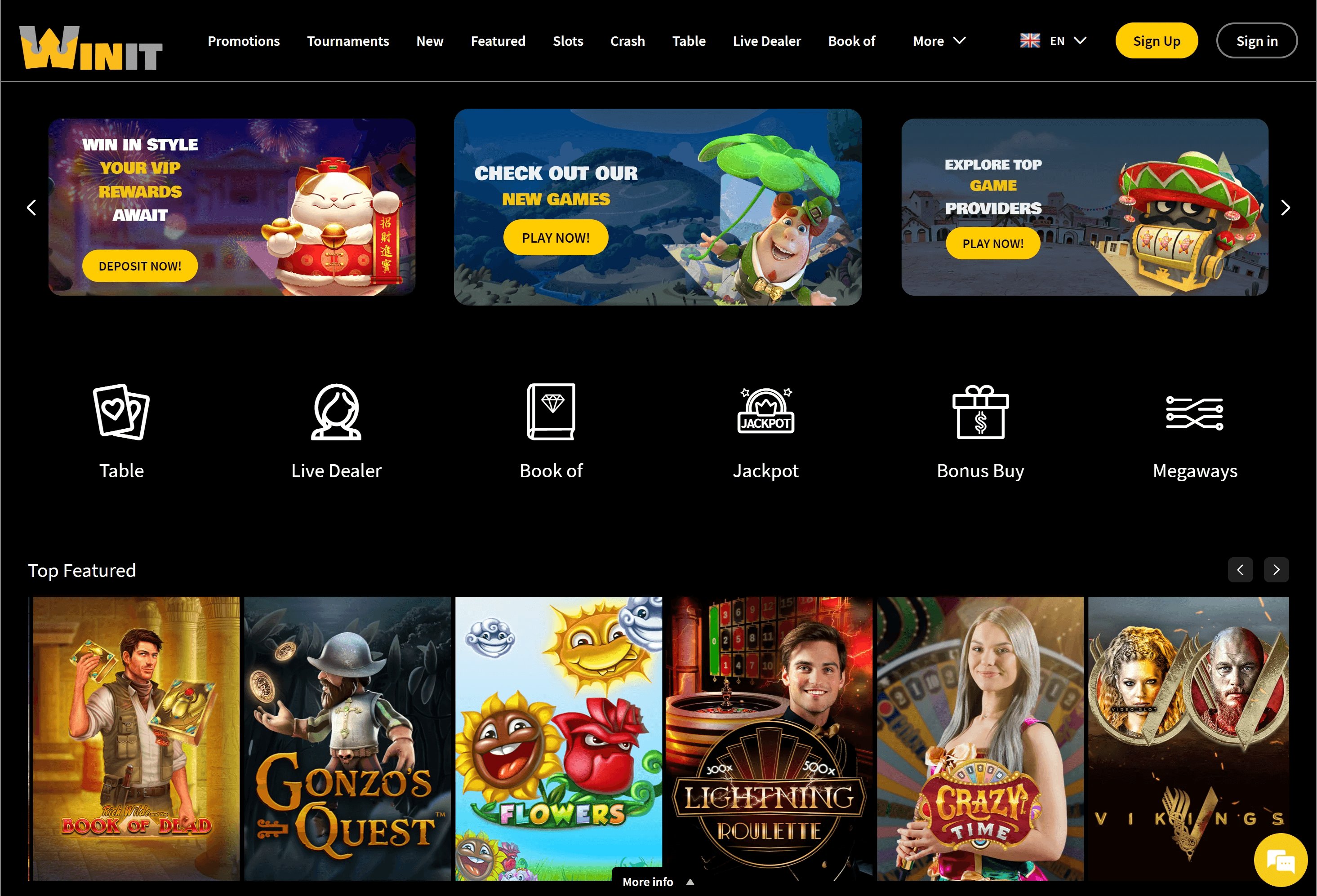 Win It Bet Main Screenshot